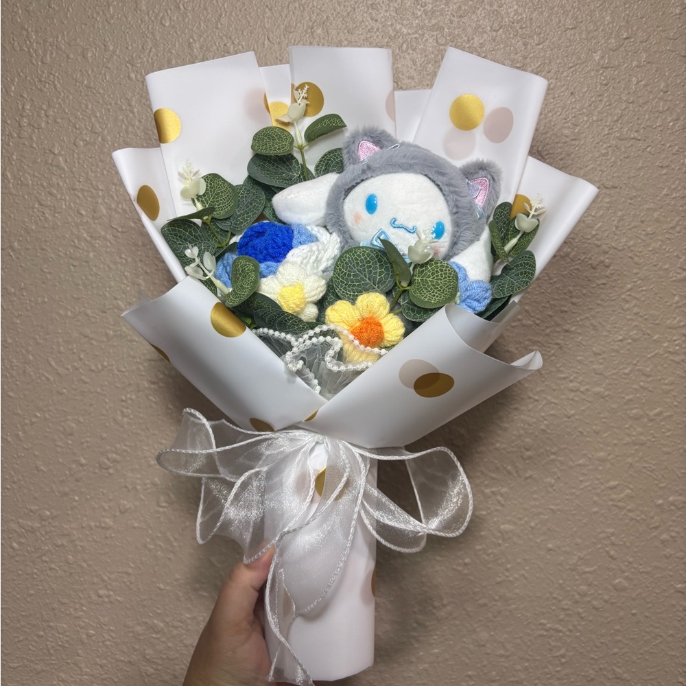 Cute Plush CinnamoRoll Bouquet